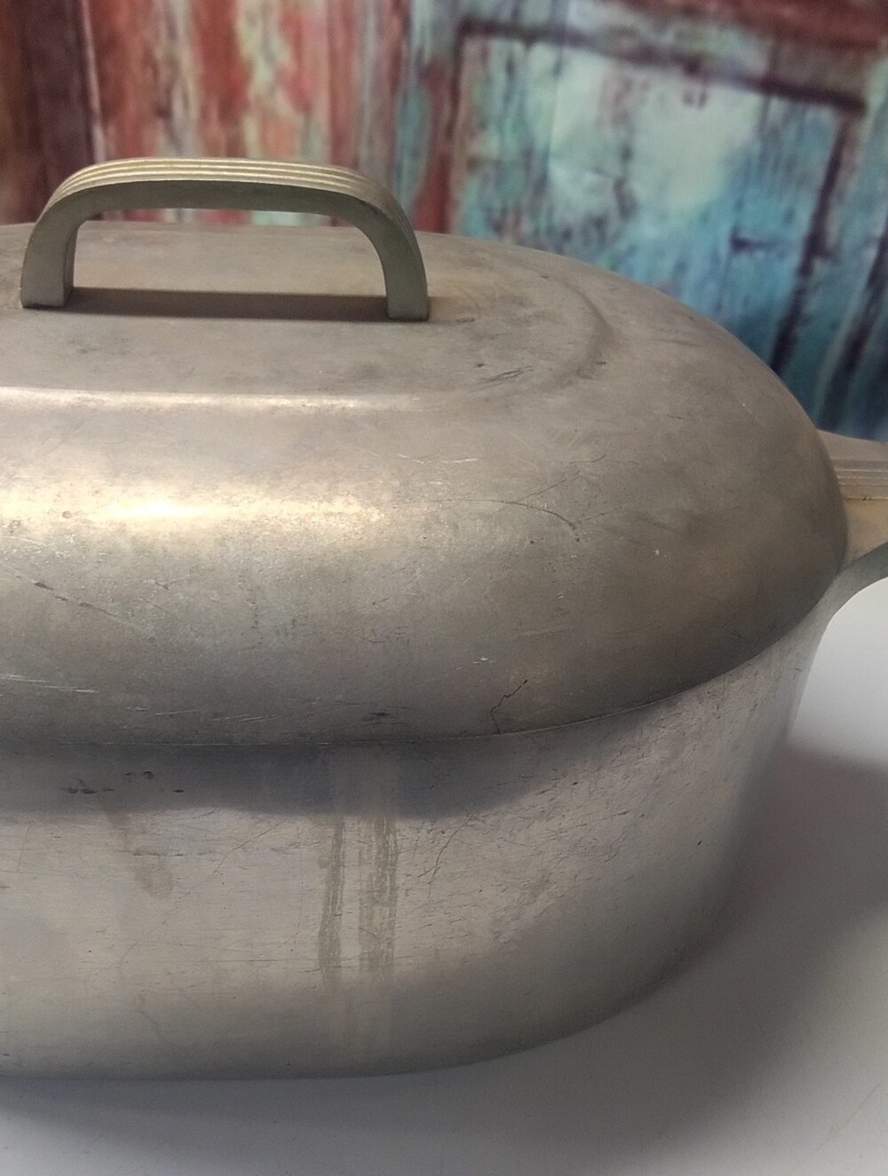 Vintage Wagner Roasting Pan Aluminum